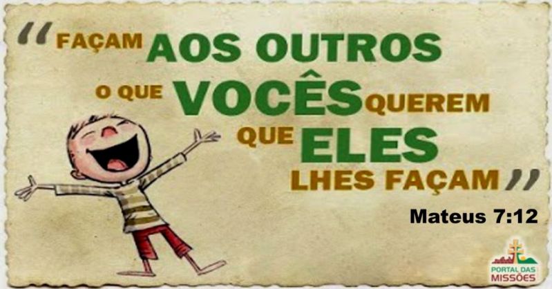 A Regra Áurea – Mateus 7:12